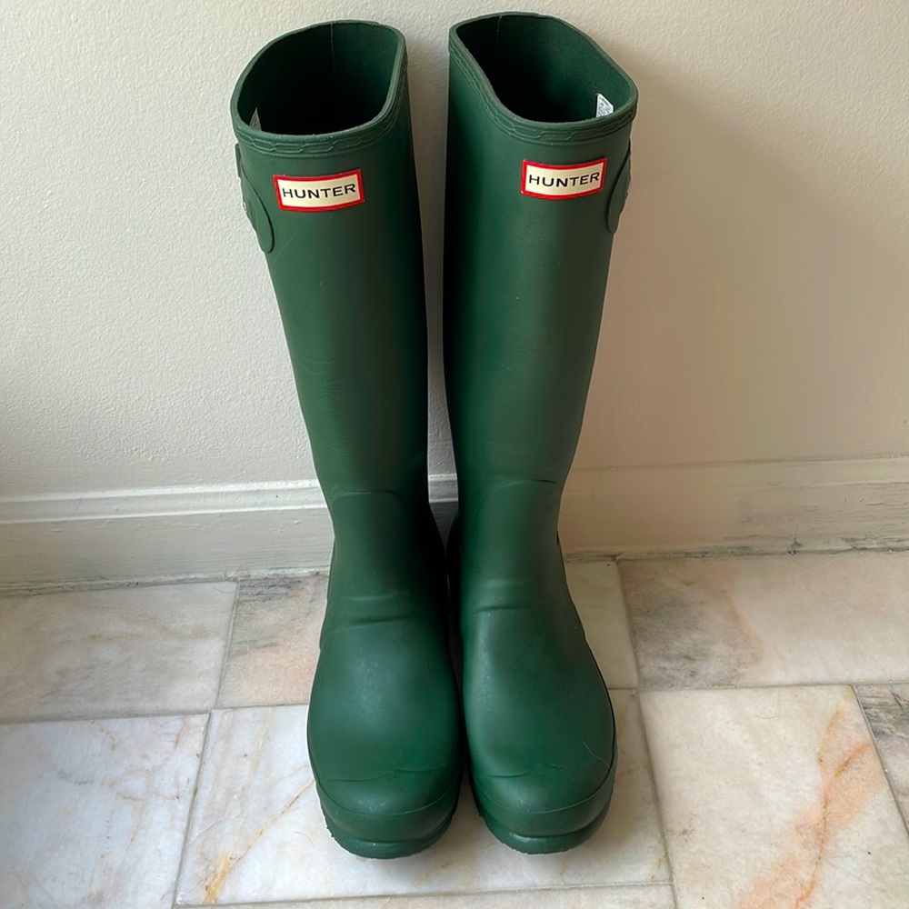 Women’s Green Hunter Boots